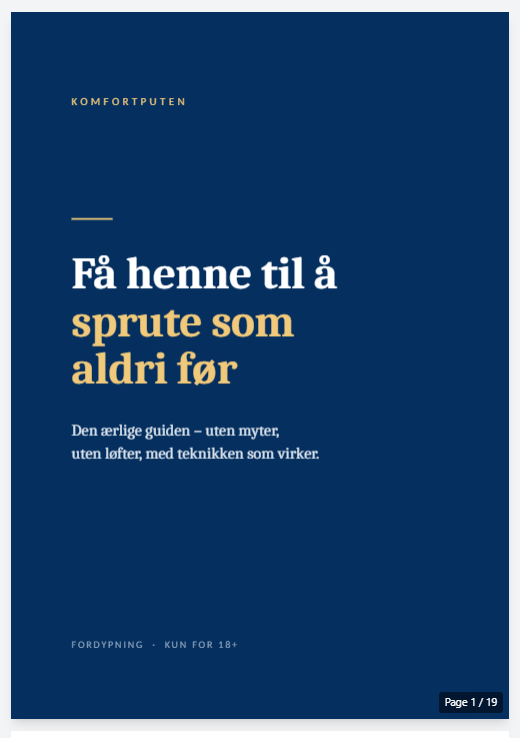 Få henne til å sprute som aldri før